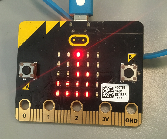 invalid argument - Tiny Tetris for Microbit